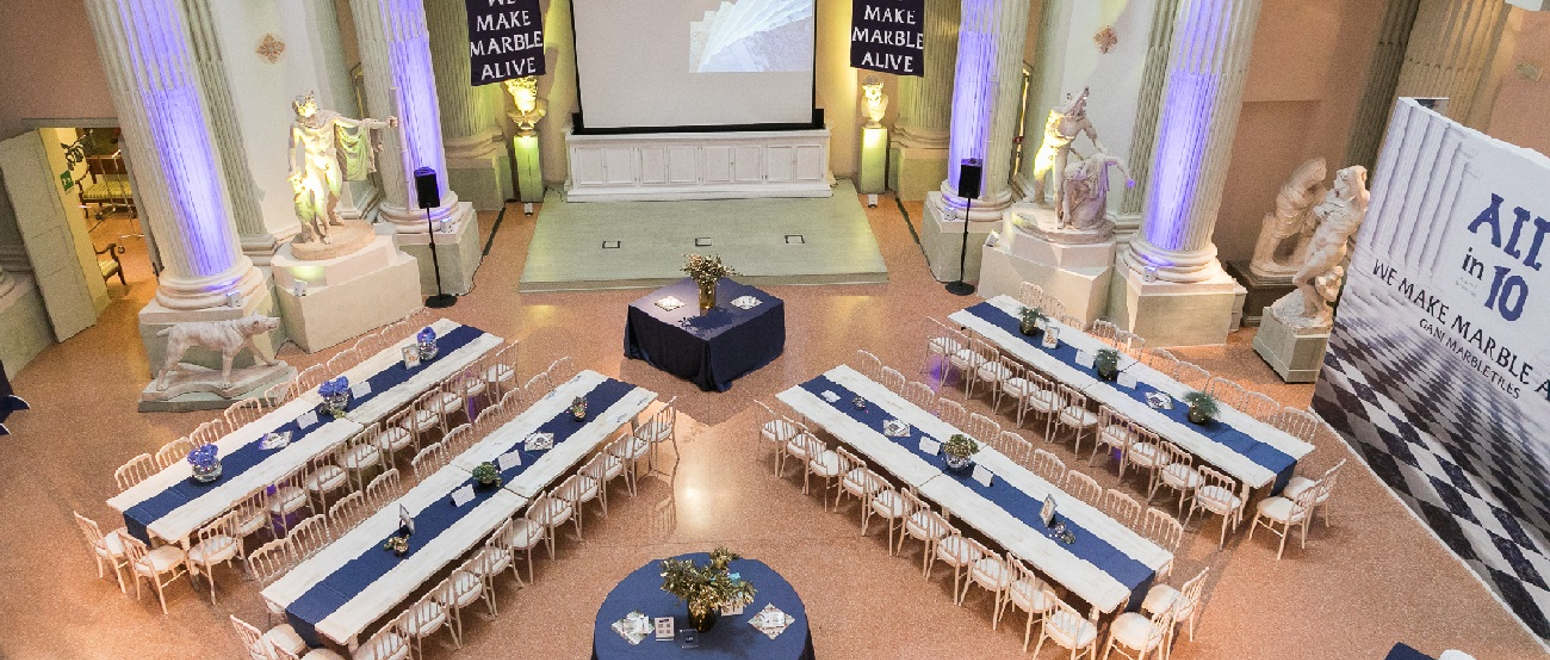 Cersaie - 10° anniversario Gani Marble Tiles