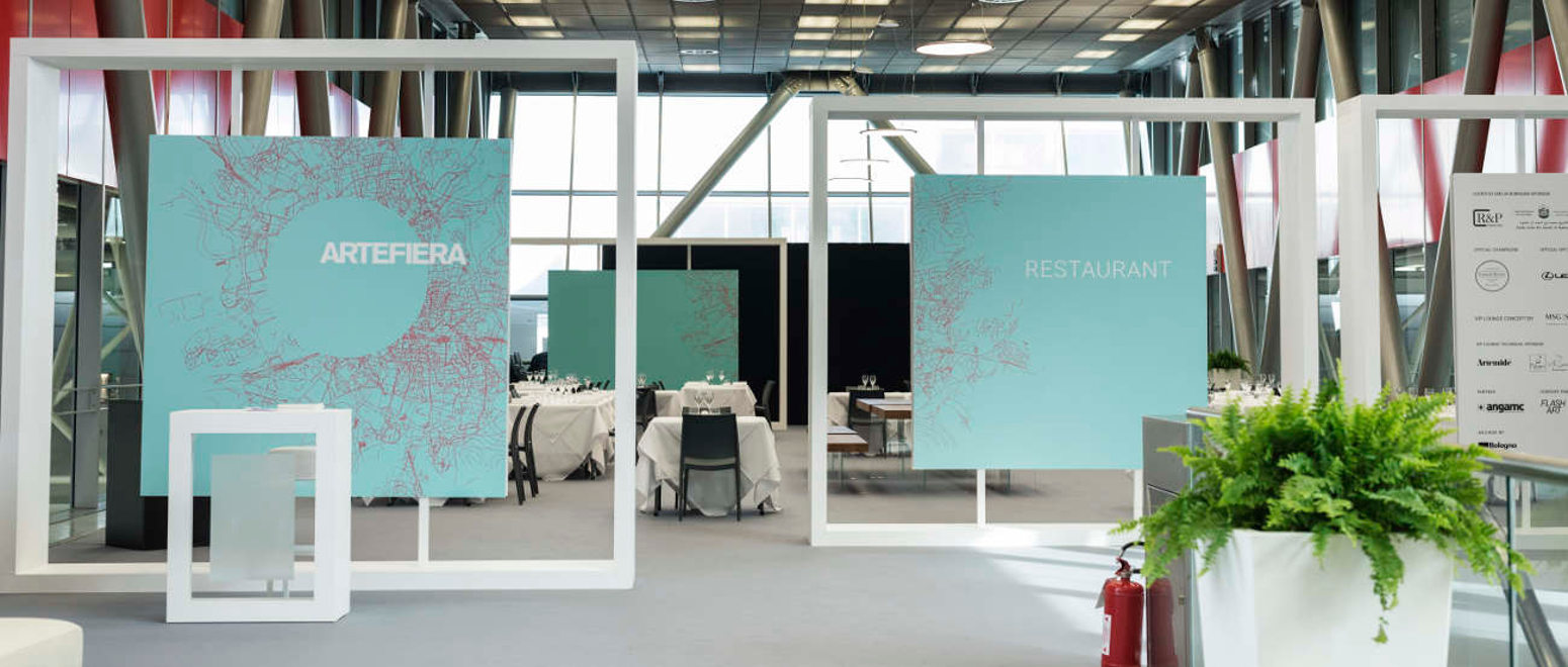 Allestimenti per Arte Fiera 2019 BF Servizi